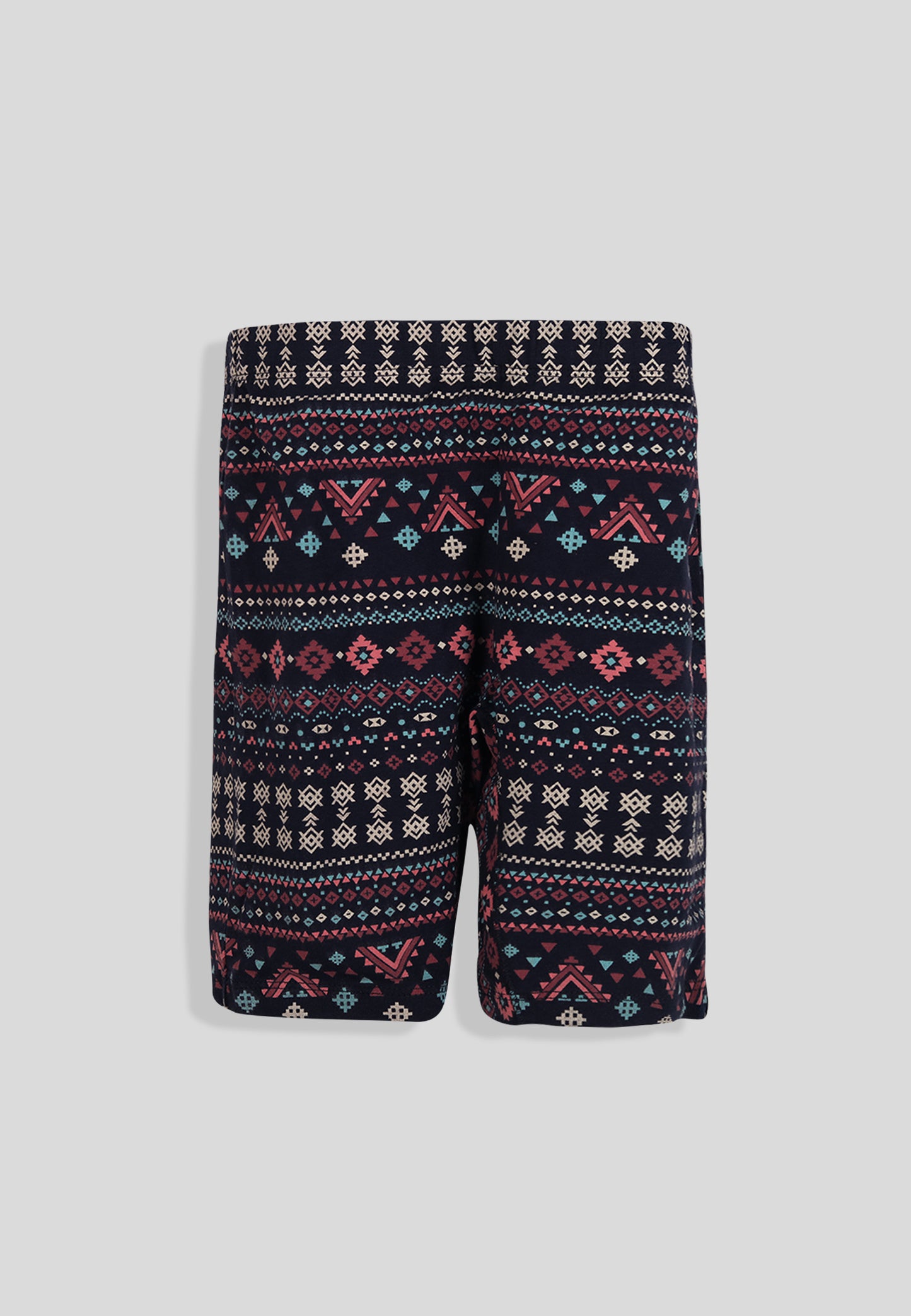 TRESNOVA Cotton Lycra Anti-microbial Finish & Smart Waistband Technology Aztec Printed Soft Cycling shorts Pack of 3 -  Navyblue Rosepink & Offwhite