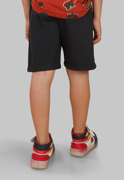 Boys' Jungle Print Shorts (Pack of 3) – Soft, Anti-Microbial Cotton | Kids' Everyday Wear & Loungewear