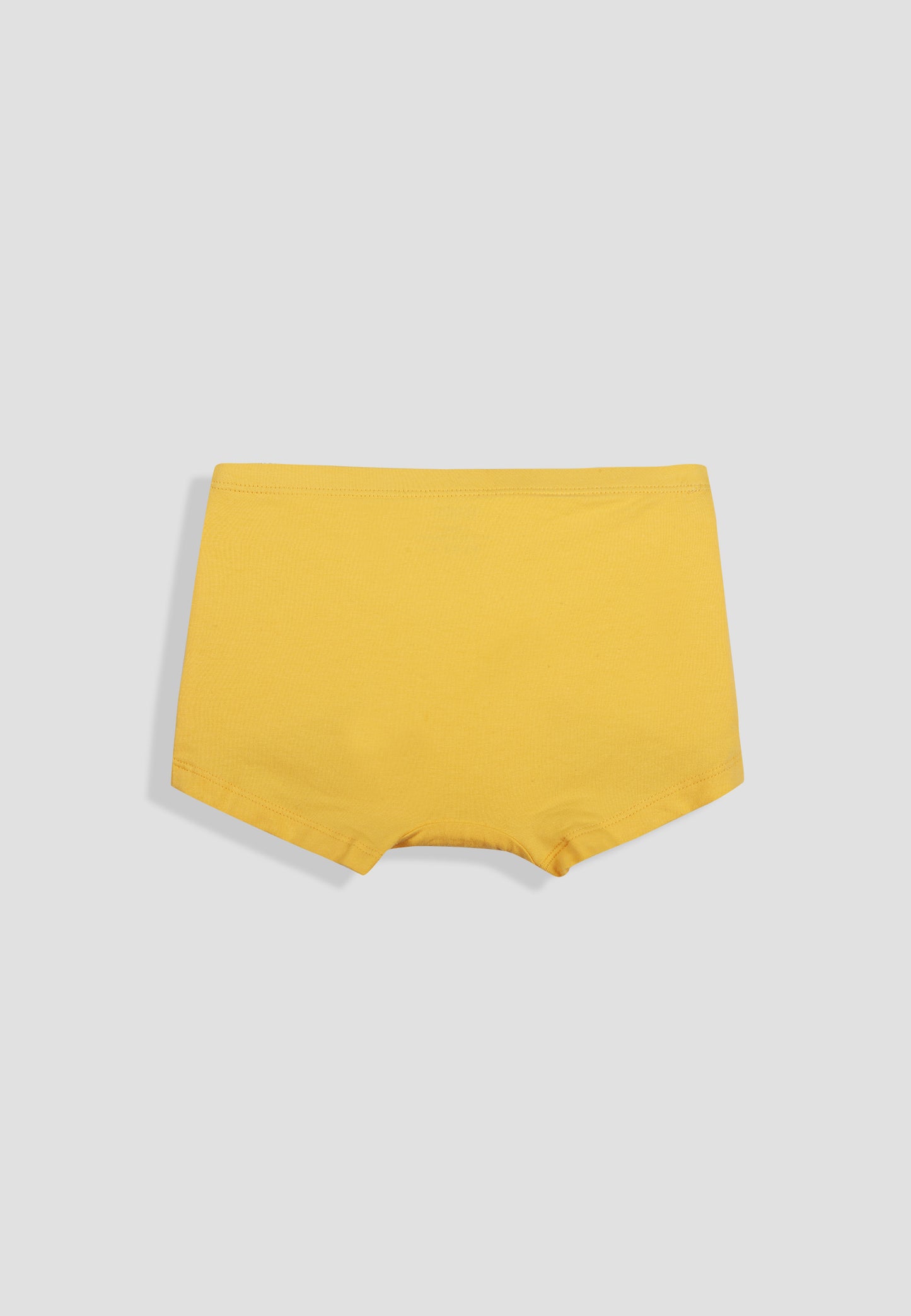 TRESNOVA Cotton Lycra Anti-microbial Finish & Smart Waistband Technology Unicorn Printed Soft Boxer Panties Pack of 3 -Burgundy Yellow & Green
