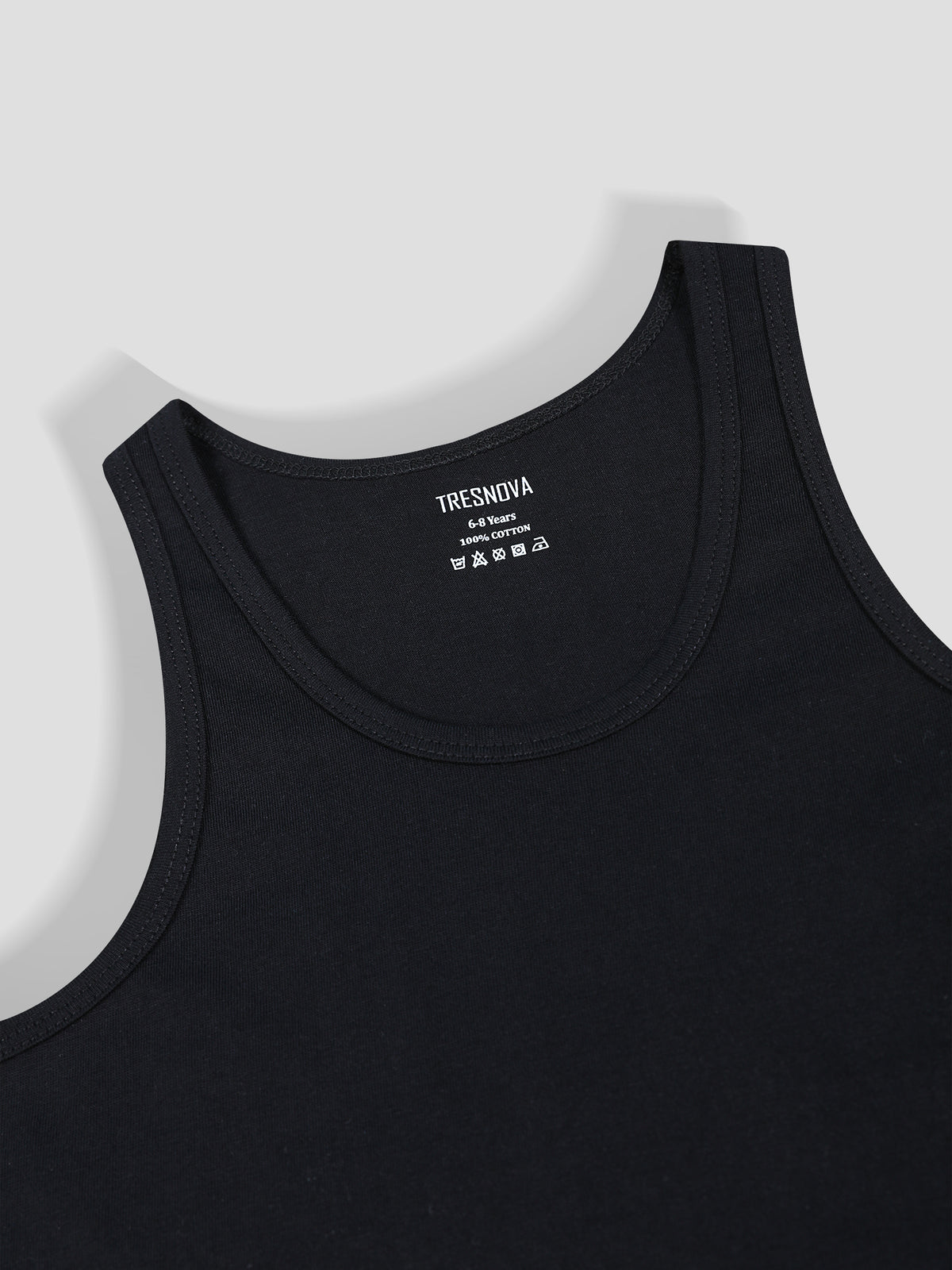 Soft Cotton Vests for Boys ( Pack of 3) |  Anti-Bacterial Chemical Free Kids Underwear | Ages 2-8Y