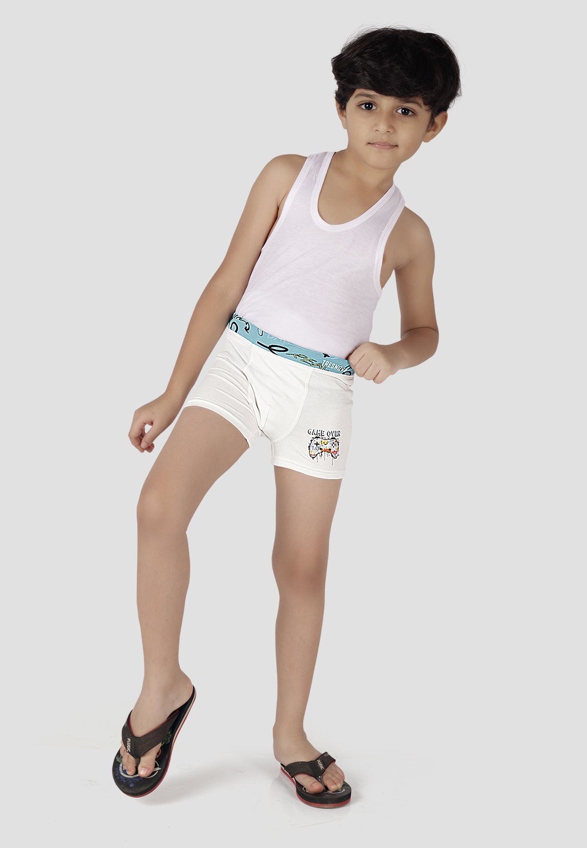 Soft Cotton Boxer Briefs for Boys ( Pack of 3) |  Anti-Bacterial Chemical Free Kids Underwear | Ages 2-16Y