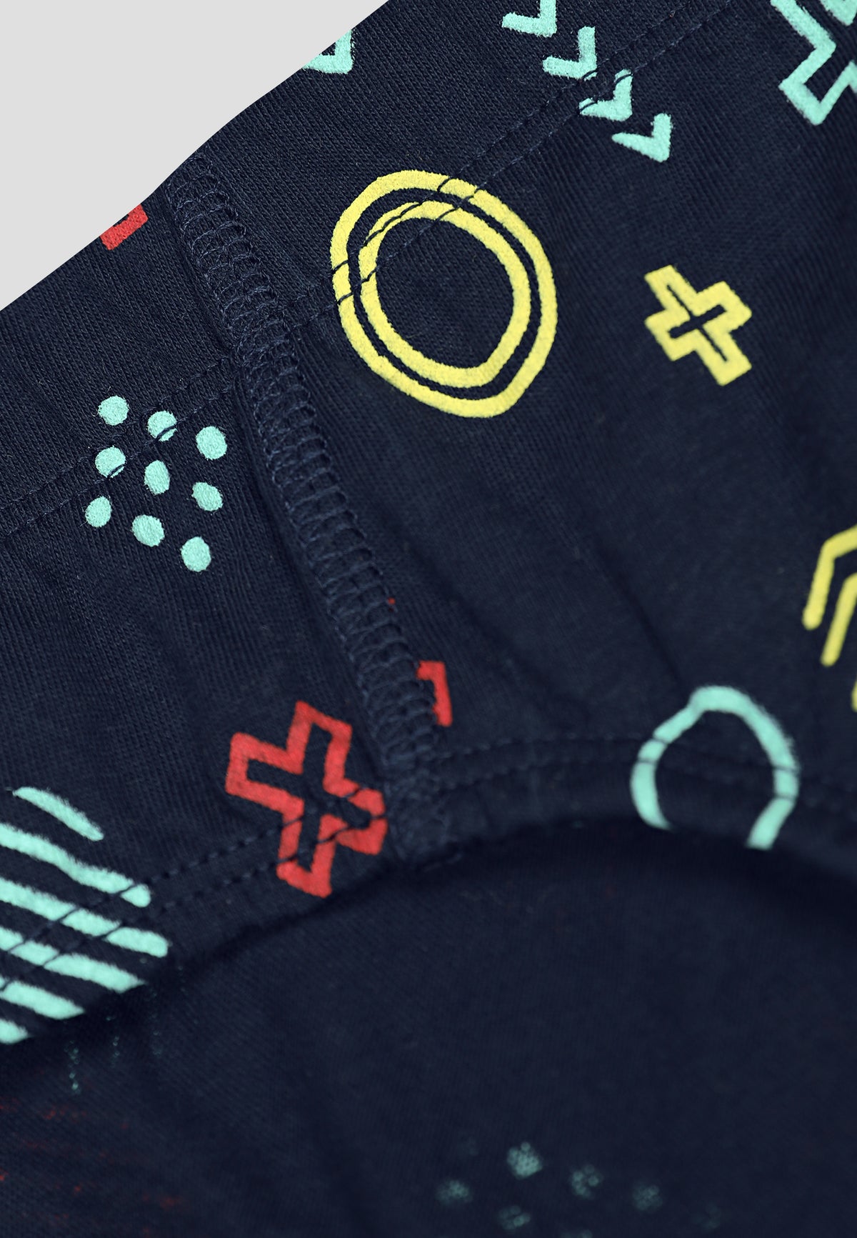 Soft Cotton Briefs for Boys ( Pack of 3) |  Anti-Bacterial Chemical Free Kids Underwear | Ages 2-16Y