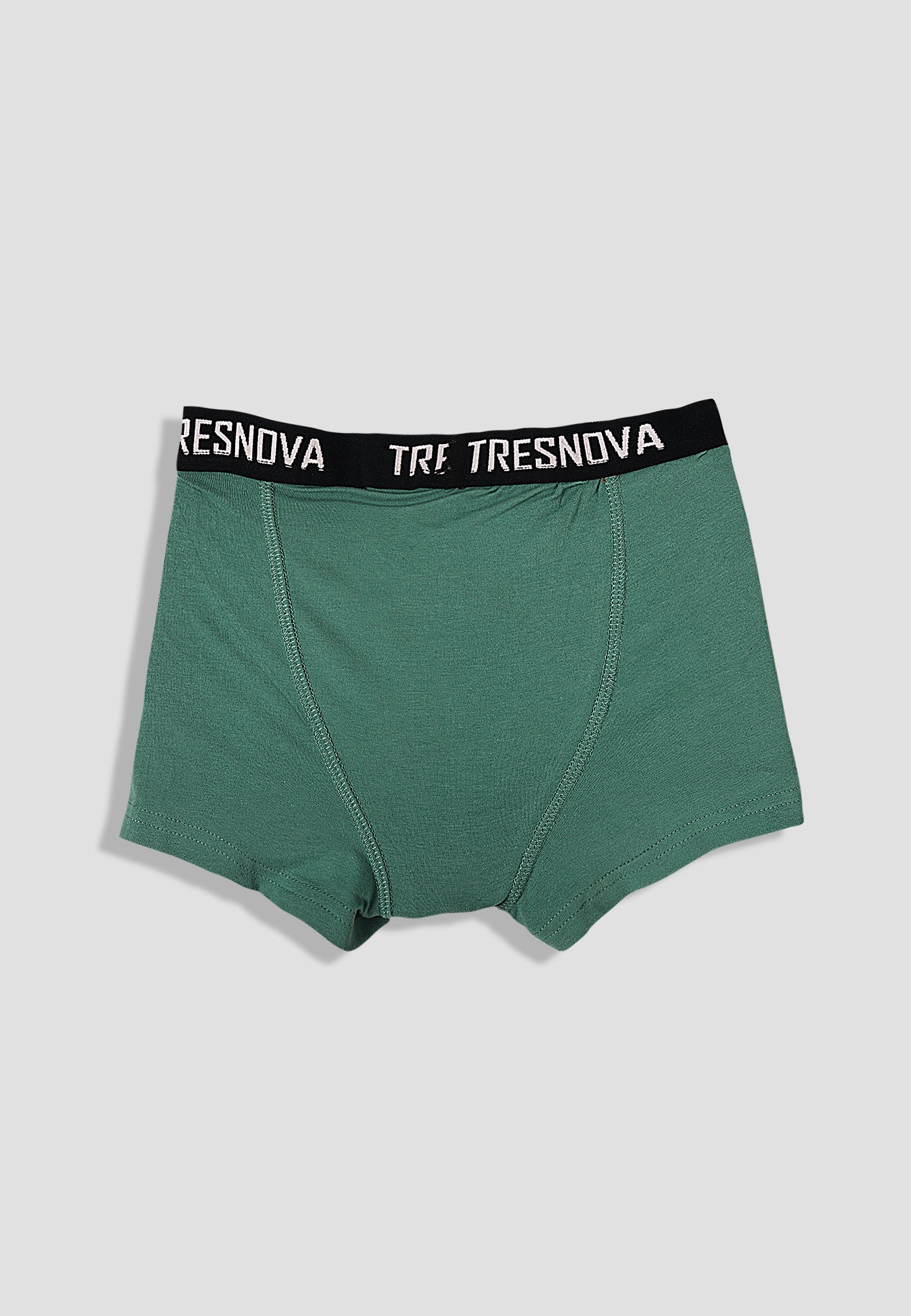 TRESNOVA Cotton Anti-microbial Finish & Smart Waistband Technology Tiger Printed Soft Boxer Briefs Pack of 3 - OffWhite Yellow & Green