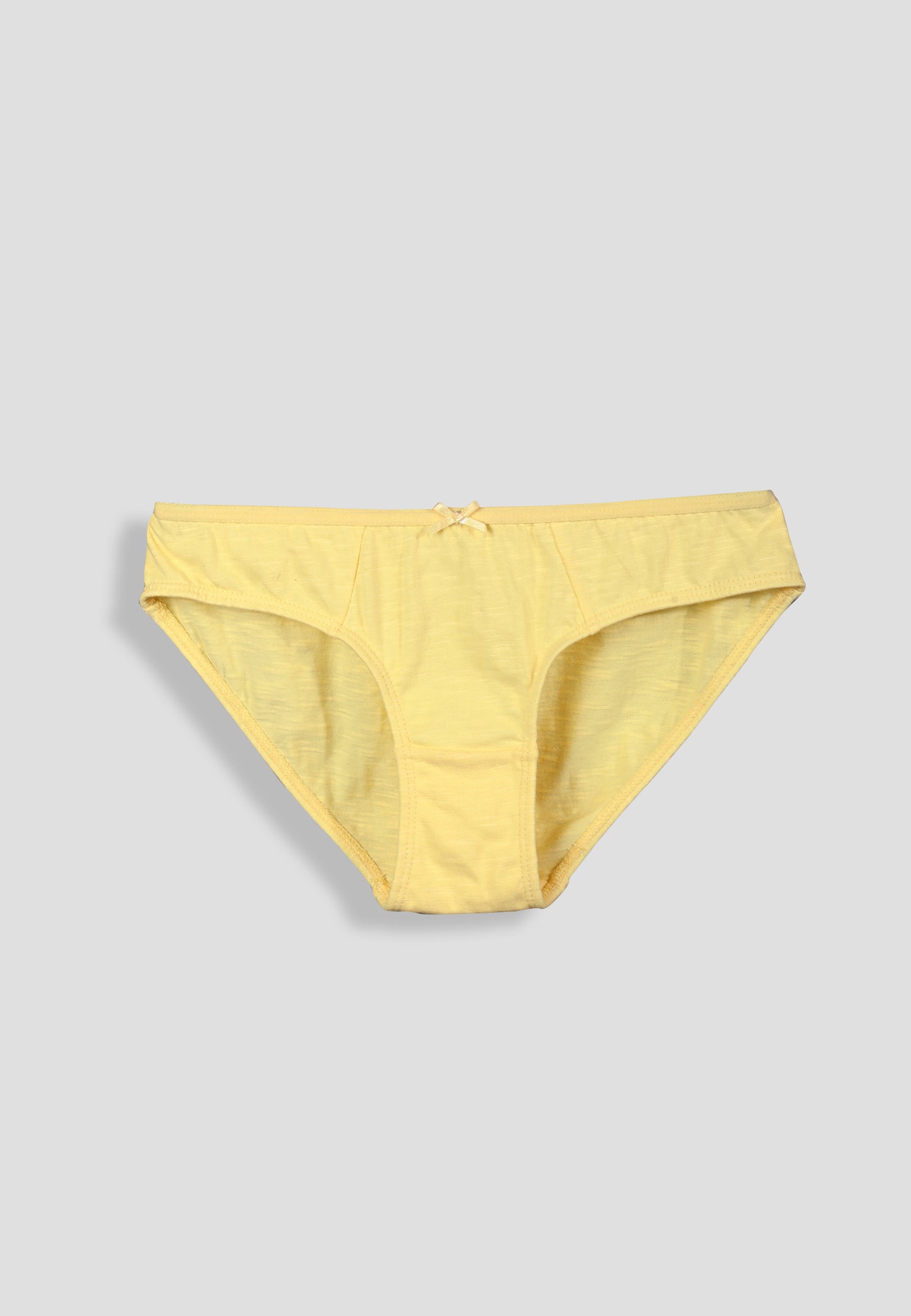 Girls’ Soft Solid Cotton Lycra Briefs/Panties | Kids Underwear with Anti-Microbial Finish & Smart Waistband Technology - Pack of 5