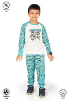 Soft Cotton Pyjama Set for Boys ( 1 Set) |  Anti-Bacterial Chemical Free Nightwear | Ages 2-16Y