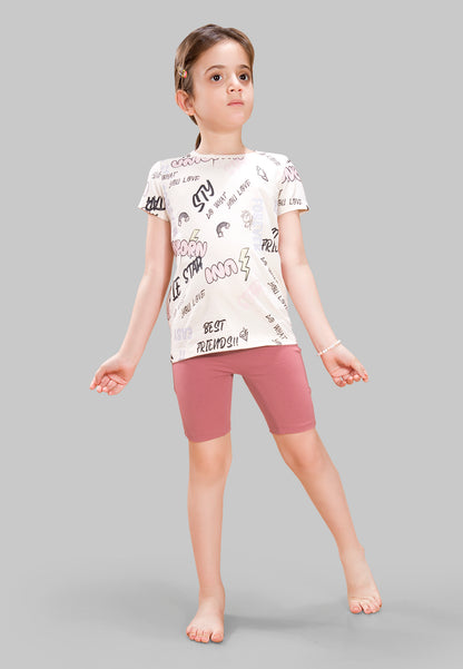 Girls Unicorn Cycling Shorts - Soft, Anti-Microbial & Smart Waistband Technology - Cotton Lycra | Girls' Inner Shorts, Athletic & Biker Shorts for Kids - Pack of 3