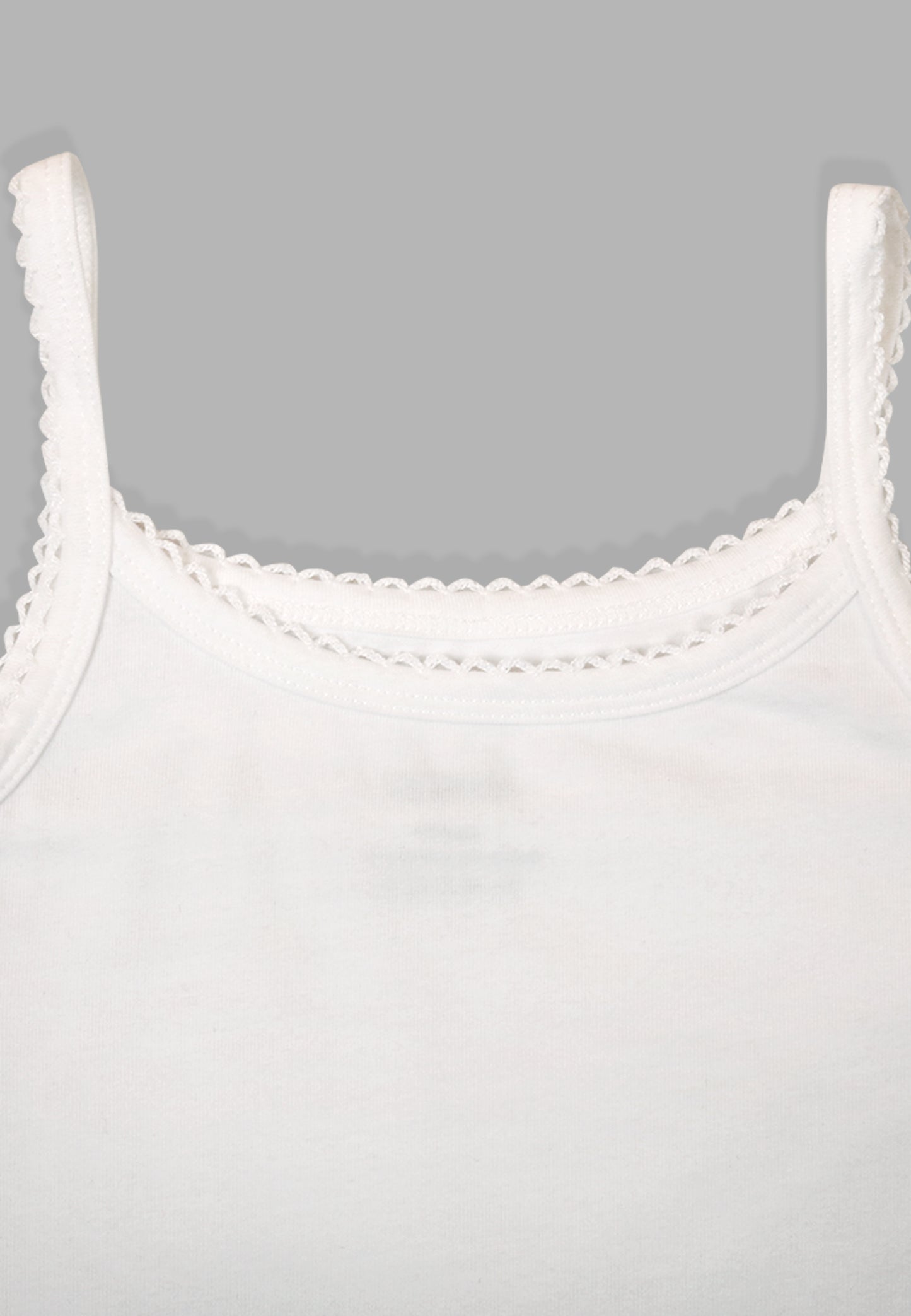 TRESNOVA Cotton Lycra  Anti-microbial Finish & Advanced ergonomic armhole technology Solid Soft Camisoles Pack of 3 - White
