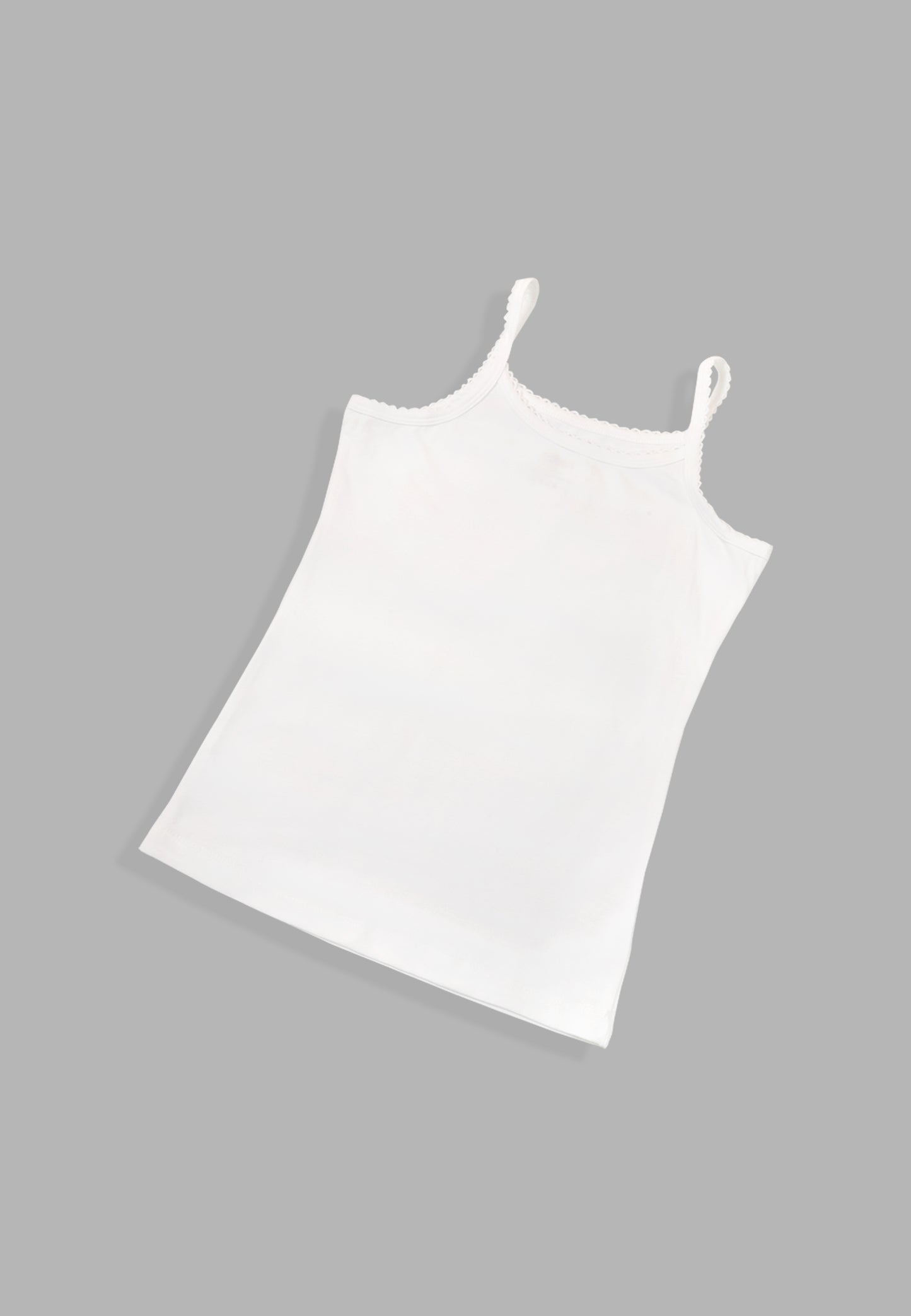 TRESNOVA Cotton Lycra  Anti-microbial Finish & Advanced ergonomic armhole technology Solid Soft Camisoles Pack of 3 - White