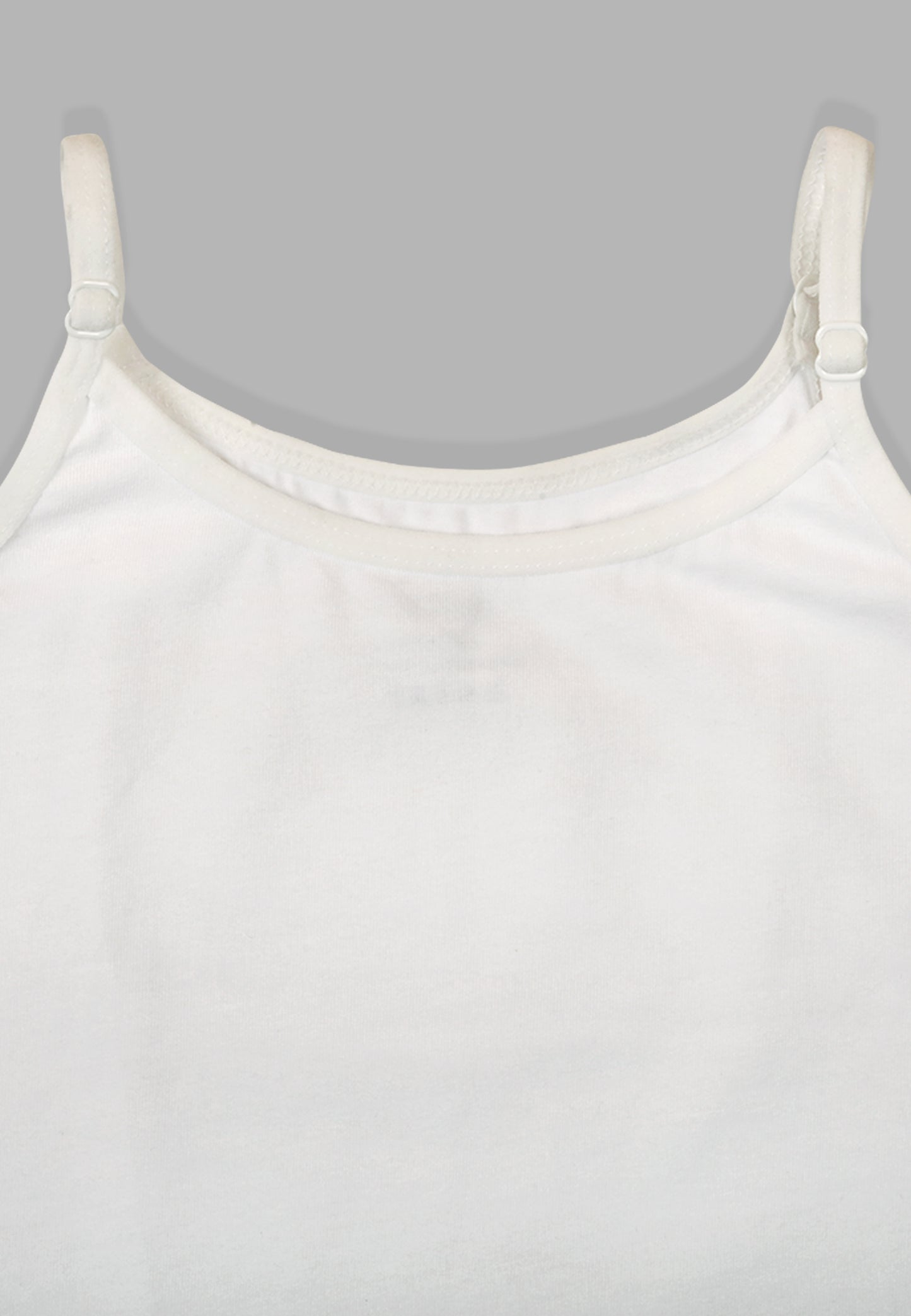 TRESNOVA Cotton Lycra  Anti-microbial Finish & Advanced ergonomic armhole technology Solid Soft Adjustable Camisoles Pack of 3 - White