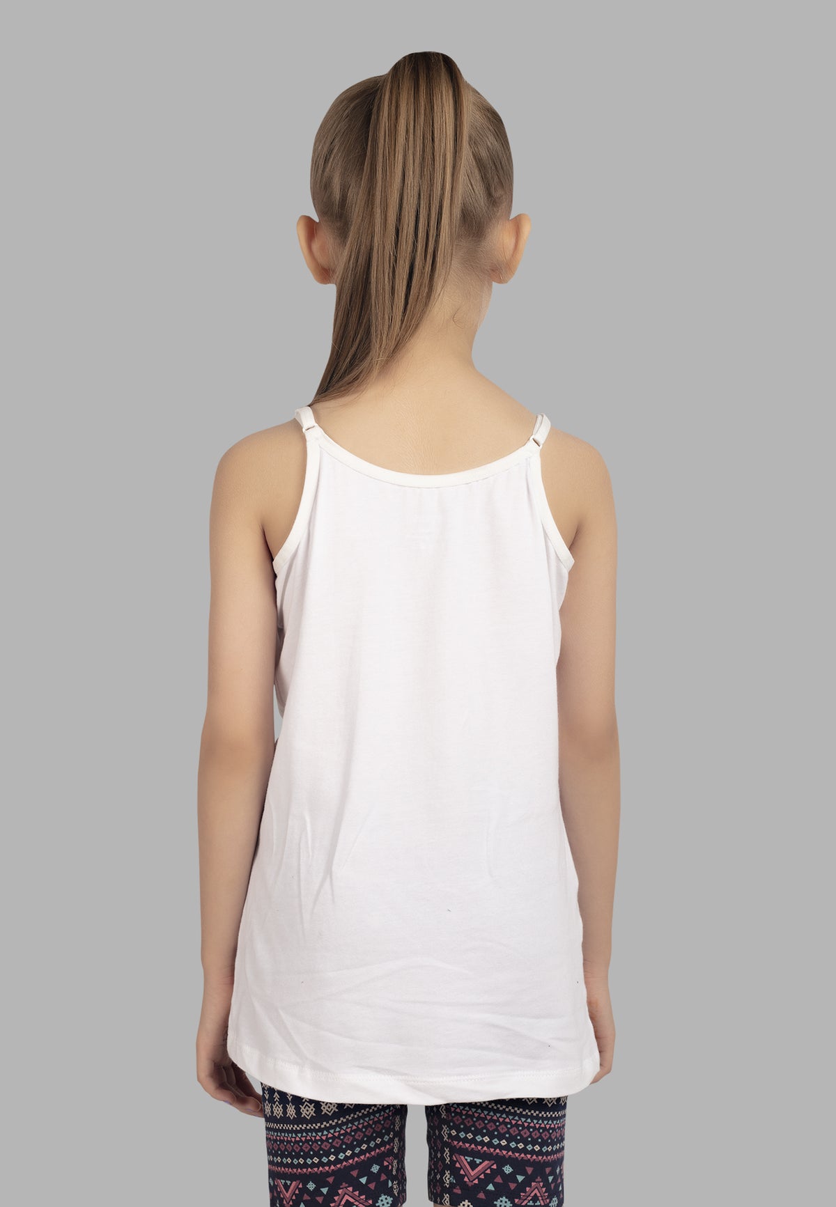 Soft Cotton Camisoles for Girls ( Pack of 3) |  Anti-Bacterial Chemical Free Kids Underwear | Ages 2-16Y