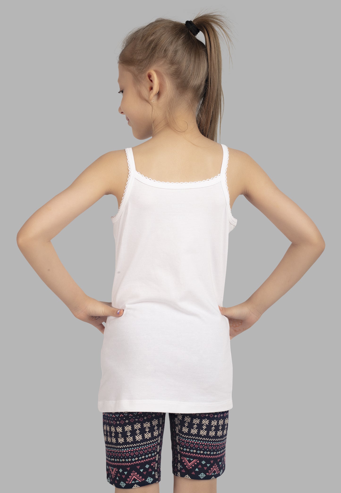 TRESNOVA Cotton Lycra  Anti-microbial Finish & Advanced ergonomic armhole technology Solid Soft Camisoles Pack of 3 - White