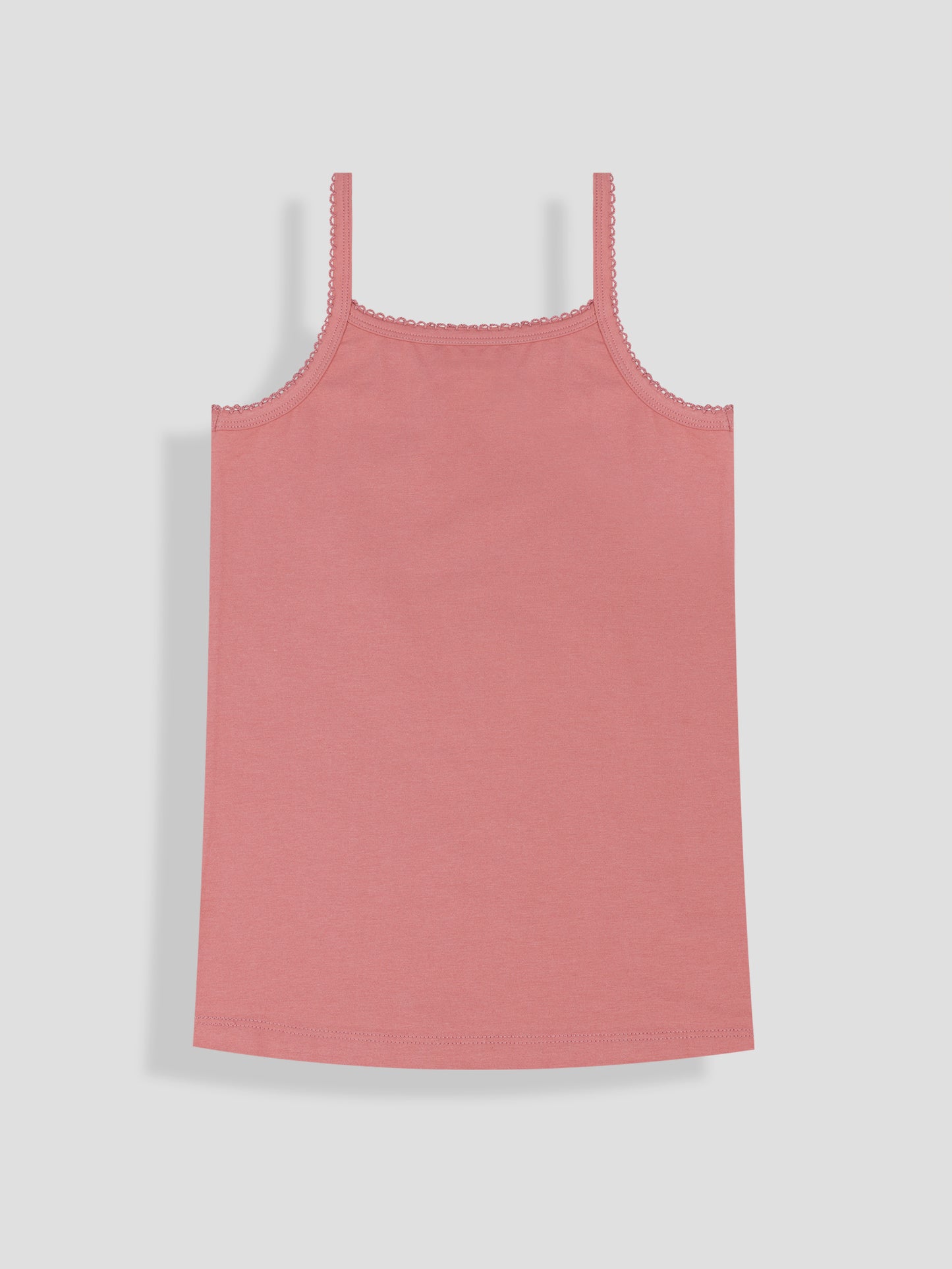 Girls Solid Camisoles/Vest Tops –Soft Cotton Lycra Kids' Undershirts with Anti-Microbial Finish & advanced ergonomic armhole technology - Pack of 3