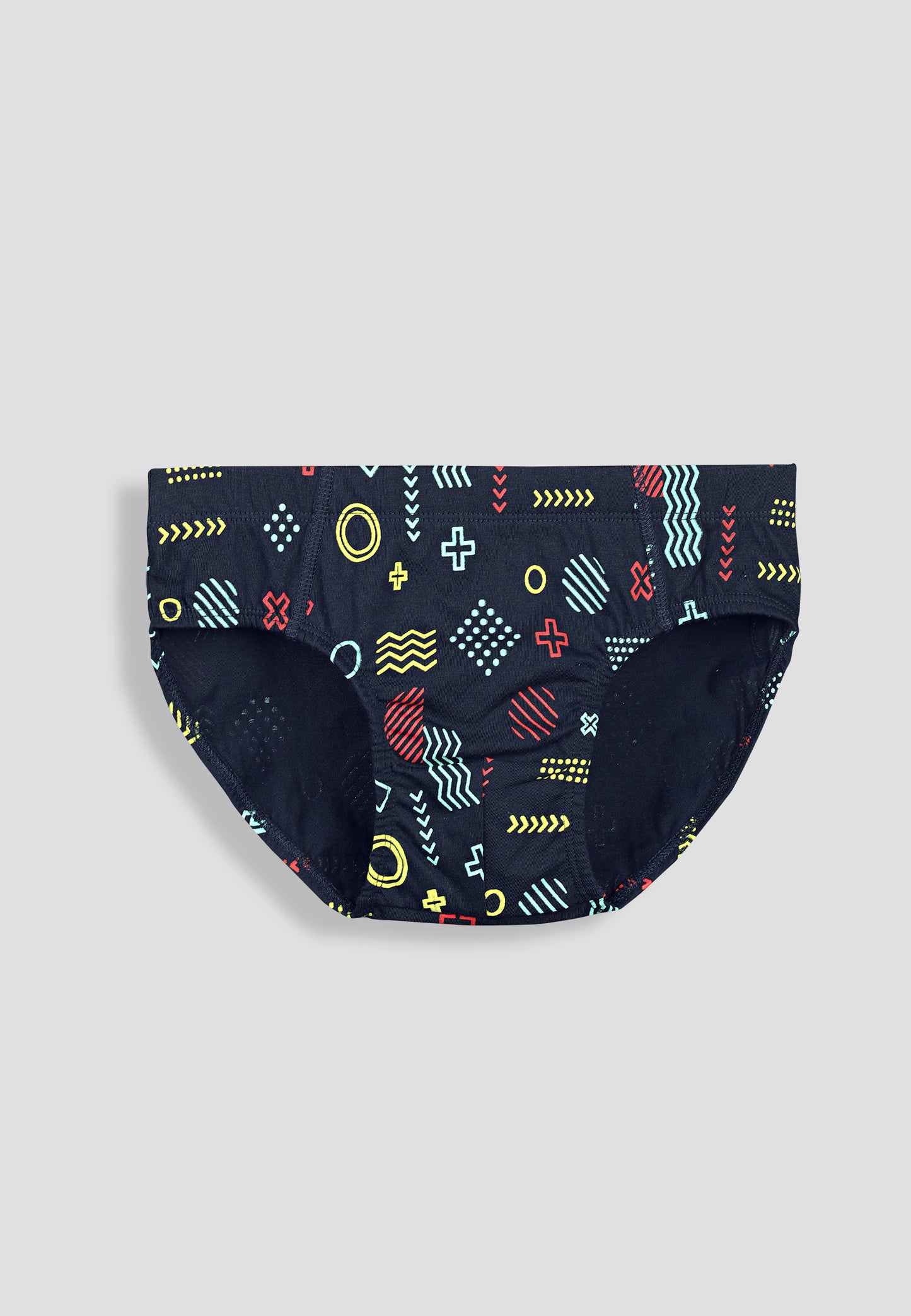 Boys’ Soft Tiger Print Cotton Briefs | Kids Underwear with Anti-Microbial Finish & Smart Waistband Technology - Pack of 3