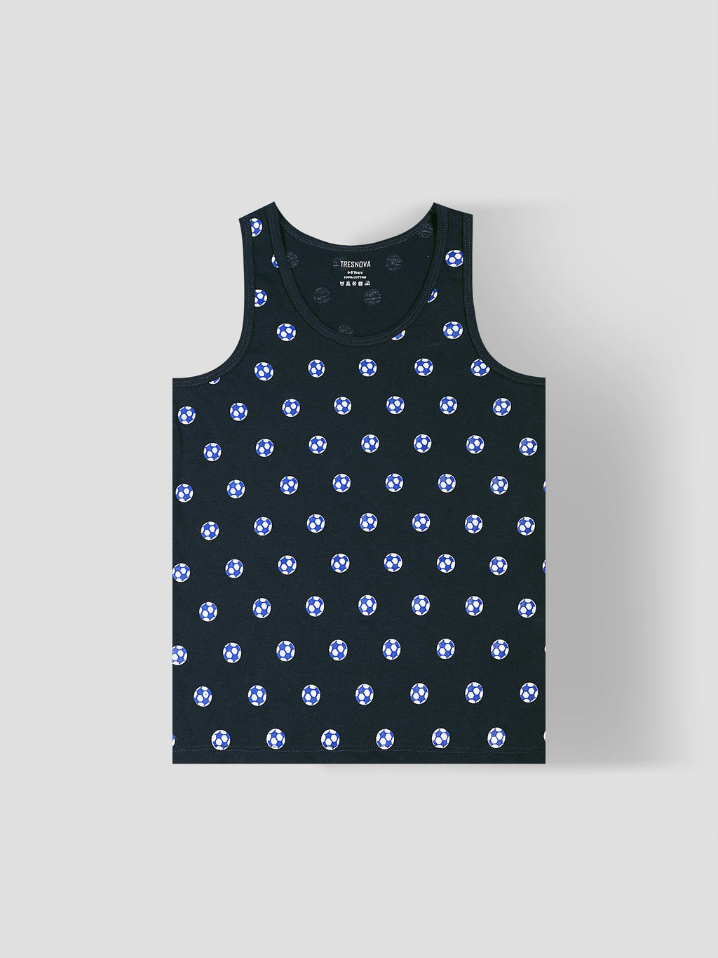 Soft Cotton Vests for Boys ( Pack of 3) |  Anti-Bacterial Chemical Free Kids Underwear | Ages 2-8Y