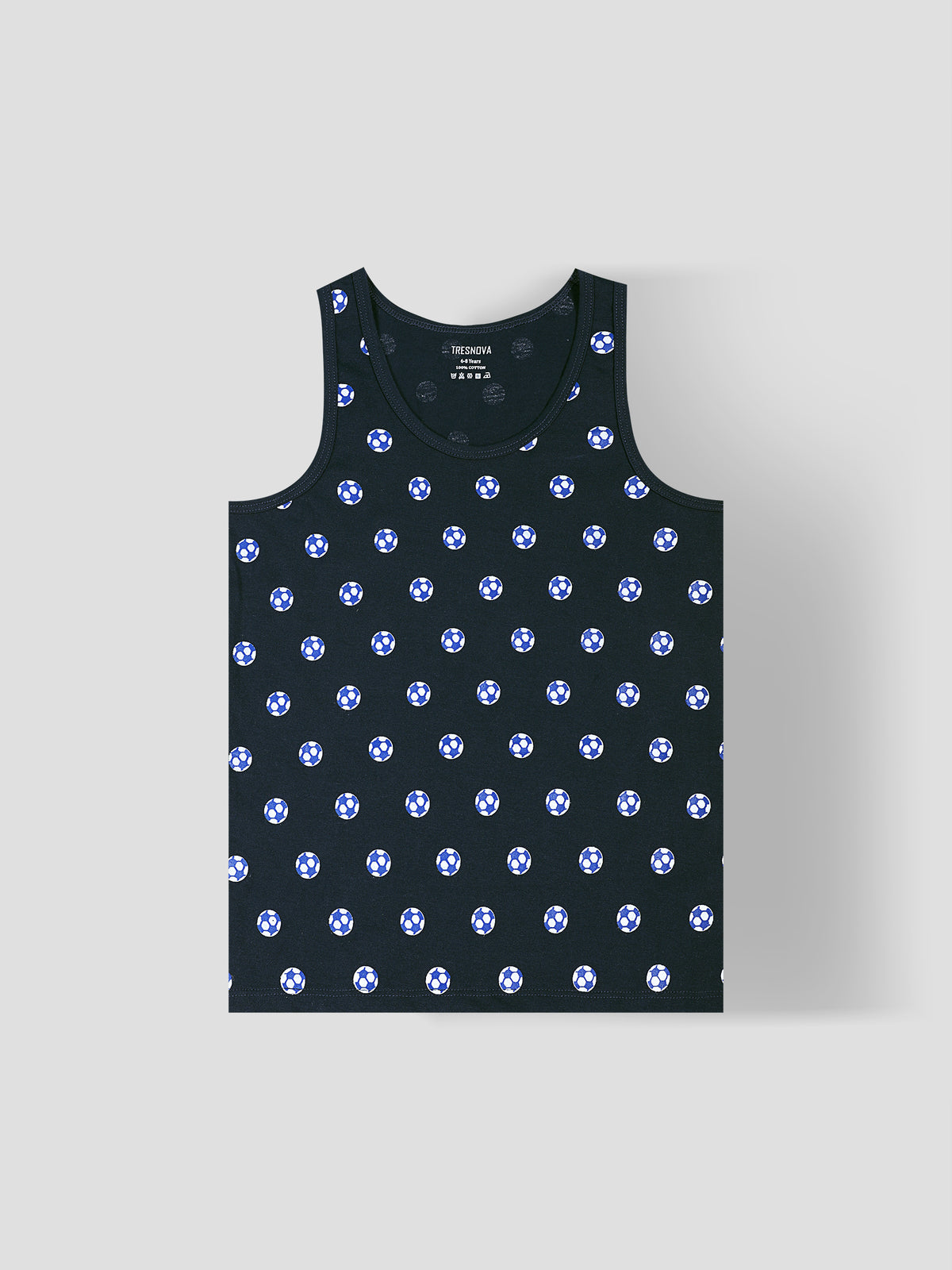 Soft Cotton Vests for Boys ( Pack of 3) |  Anti-Bacterial Chemical Free Kids Underwear | Ages 2-8Y