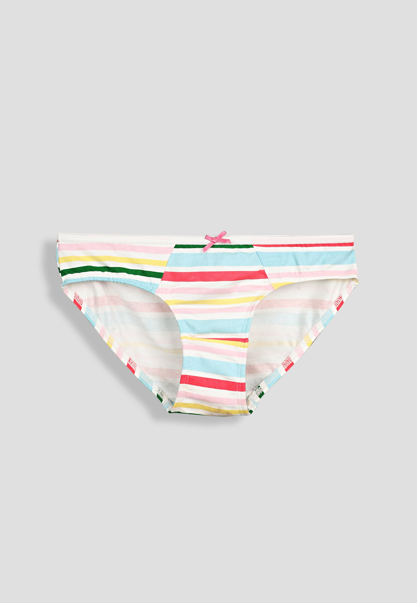 Girls’ Soft Floral Print Cotton Lycra Briefs/Panties | Kids Underwear with Anti-Microbial Finish & Smart Waistband Technology - Pack of 3