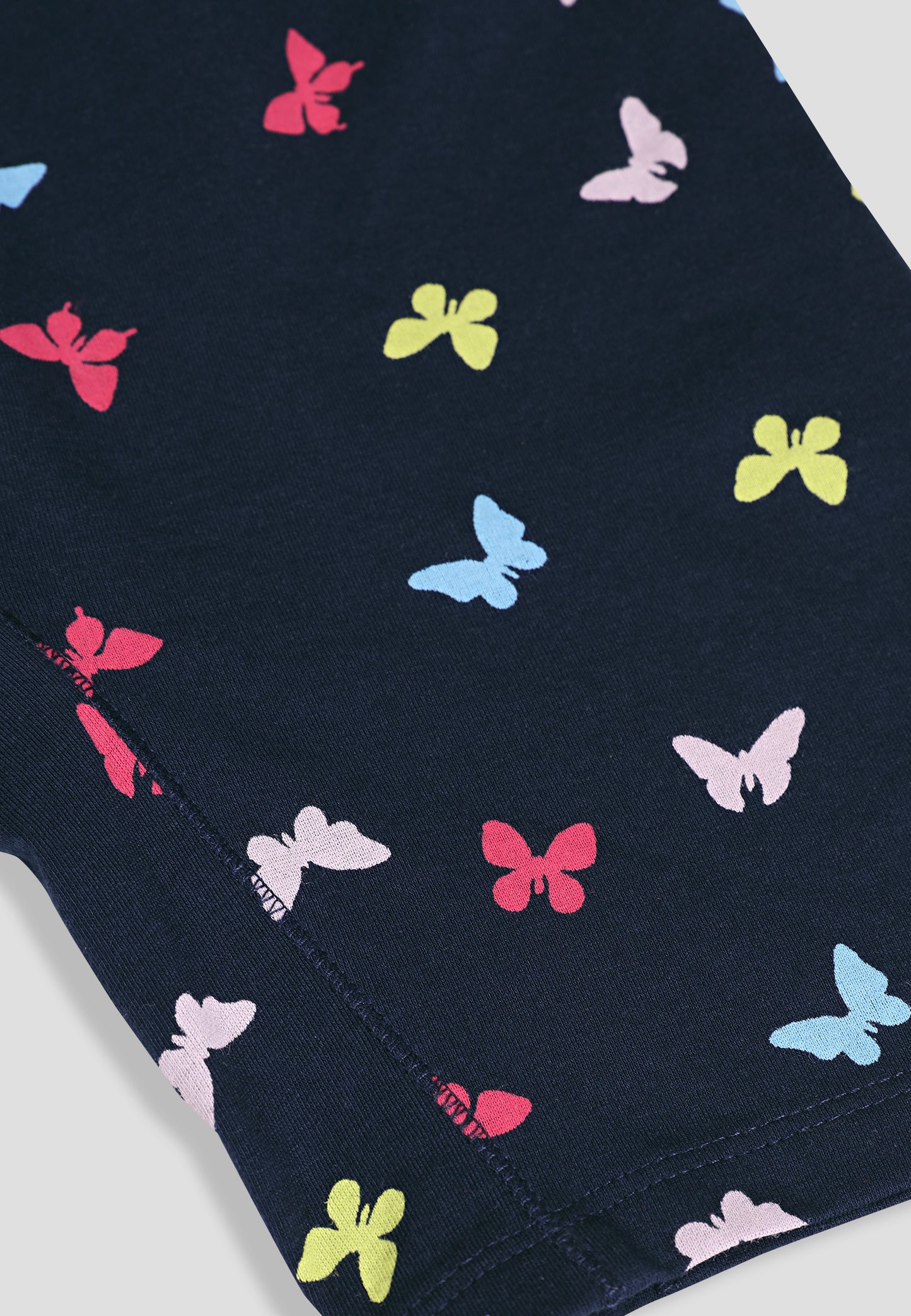 Girls Butterfly Cycling Shorts - | Soft, Anti-Microbial & & Smart Waistband Technology - Cotton Lycra | Girls' Inner Shorts, Athletic & Biker Shorts for Kids - Pack of 3