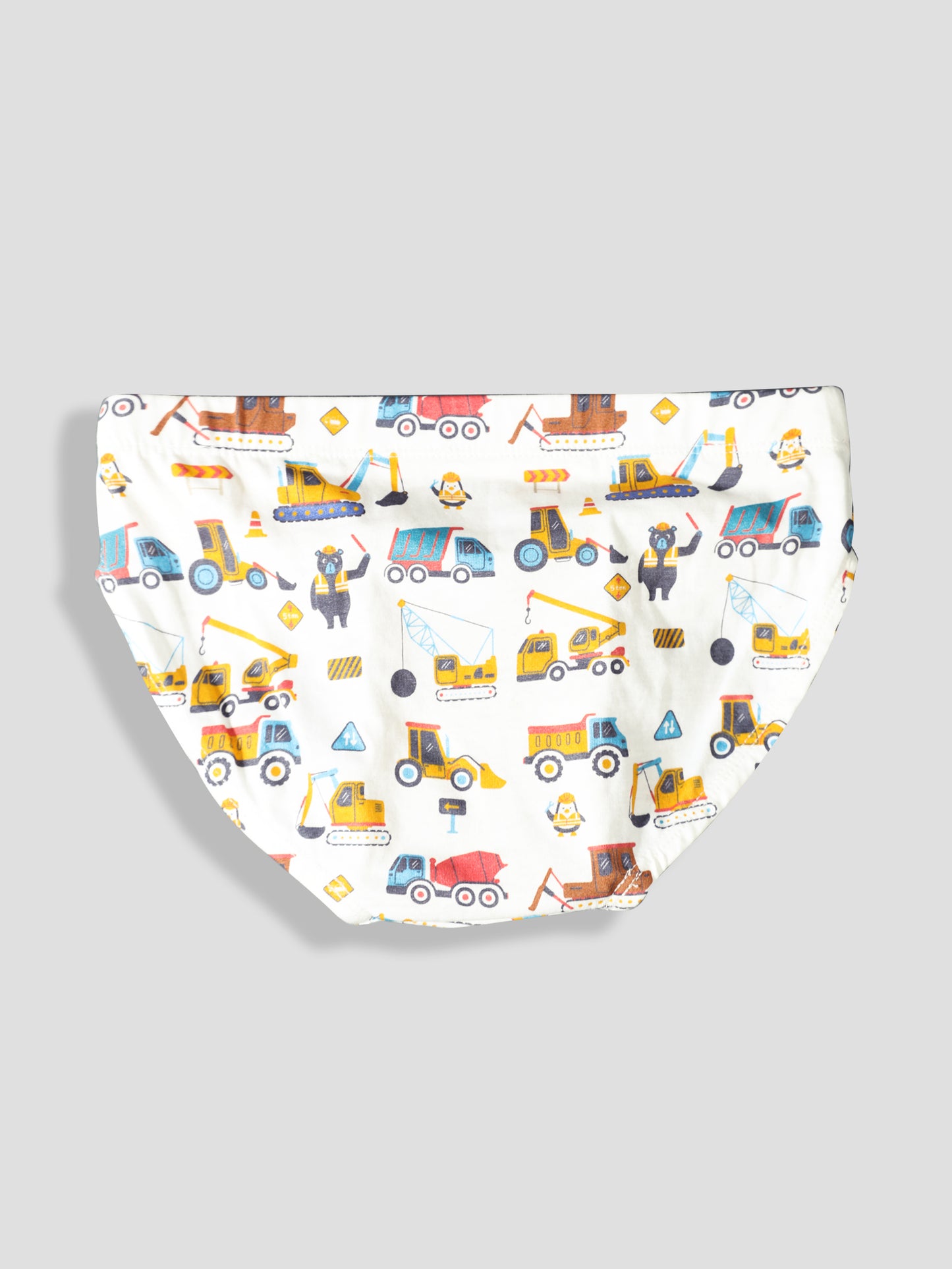 Boys’ Soft Rocket Print Cotton Briefs | Kids Underwear with Anti-Microbial Finish & Smart Waistband Technology - Pack of 3