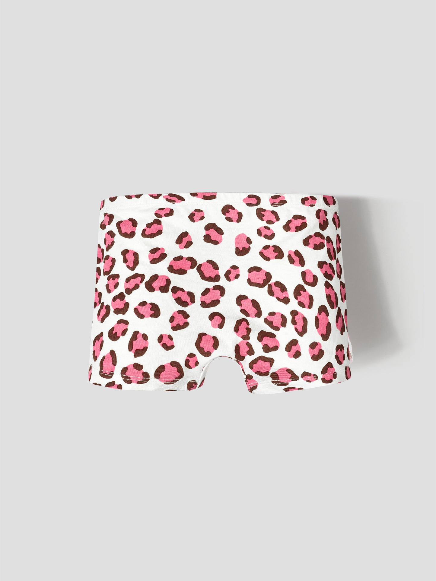 Girls’ Soft Leopard Print Cotton Lycra Boxer Briefs/Panties | Kids Underwear with Anti-Microbial Finish & Smart Waistband Technology - Pack of 3