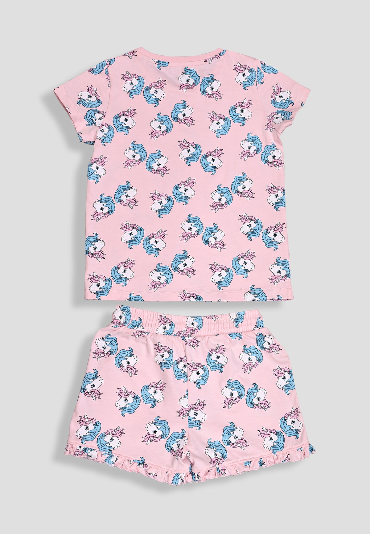 Soft Cotton Short Sets for Girls ( 1 Set) |  Anti-Bacterial Chemical Free Nightwear | Ages 2-16Y