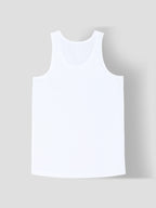 Soft Cotton White Vests for Boys ( Pack of 3) |  Anti-Bacterial Chemical Free Kids Underwear | Ages 2-16Y