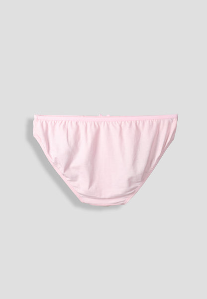 Girls’ Soft Solid Cotton Lycra Briefs/Panties | Kids Underwear with Anti-Microbial Finish & Smart Waistband Technology - Pack of 5