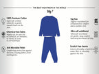 Soft Cotton Pyjama Set for Boys ( 1 Set) |  Anti-Bacterial Chemical Free Nightwear | Ages 2-16Y