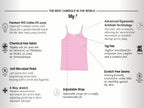 Soft Cotton Camisoles for Girls ( Pack of 3) |  Anti-Bacterial Chemical Free Kids Underwear | Ages 2-16Y