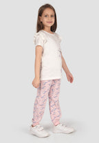 Soft Cotton Pyjama Set for Girls ( 1 Set) |  Anti-Bacterial Chemical Free Nightwear | Ages 2-16Y
