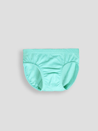 Boys’ Soft Solid Cotton Briefs | Kids Underwear with Anti-Microbial Finish & Smart Waistband Technology - Pack of 5