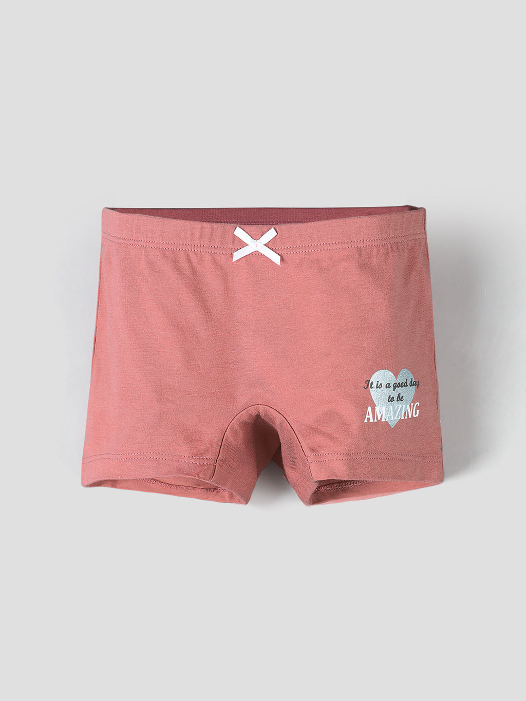 Soft Cotton Boxer Panties for Girls ( Pack of 3) |  Anti-Bacterial Chemical Free Kids Underwear | Ages 2-16Y