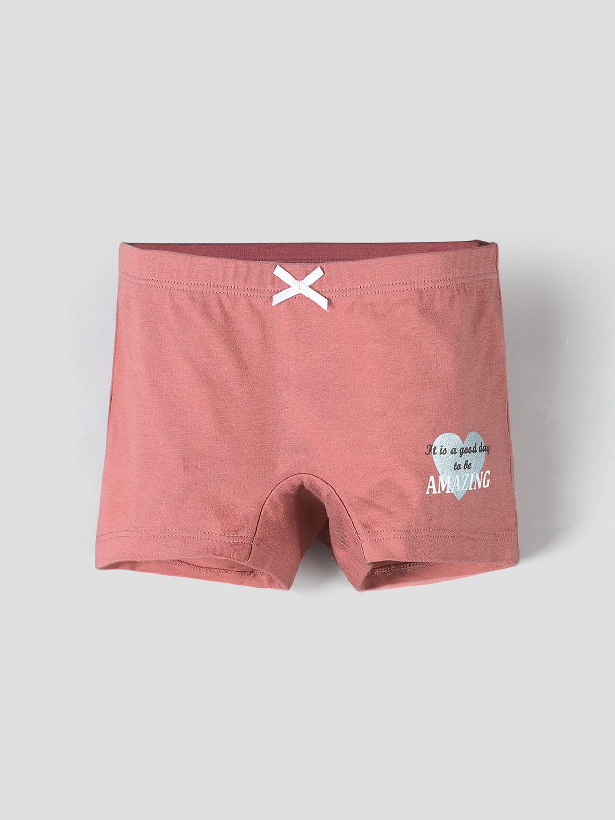 Soft Cotton Boxer Panties for Girls ( Pack of 3) |  Anti-Bacterial Chemical Free Kids Underwear | Ages 2-16Y