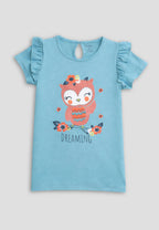Soft Cotton Pyjama Set for Girls ( 1 Set) |  Anti-Bacterial Chemical Free Nightwear | Ages 2-16Y