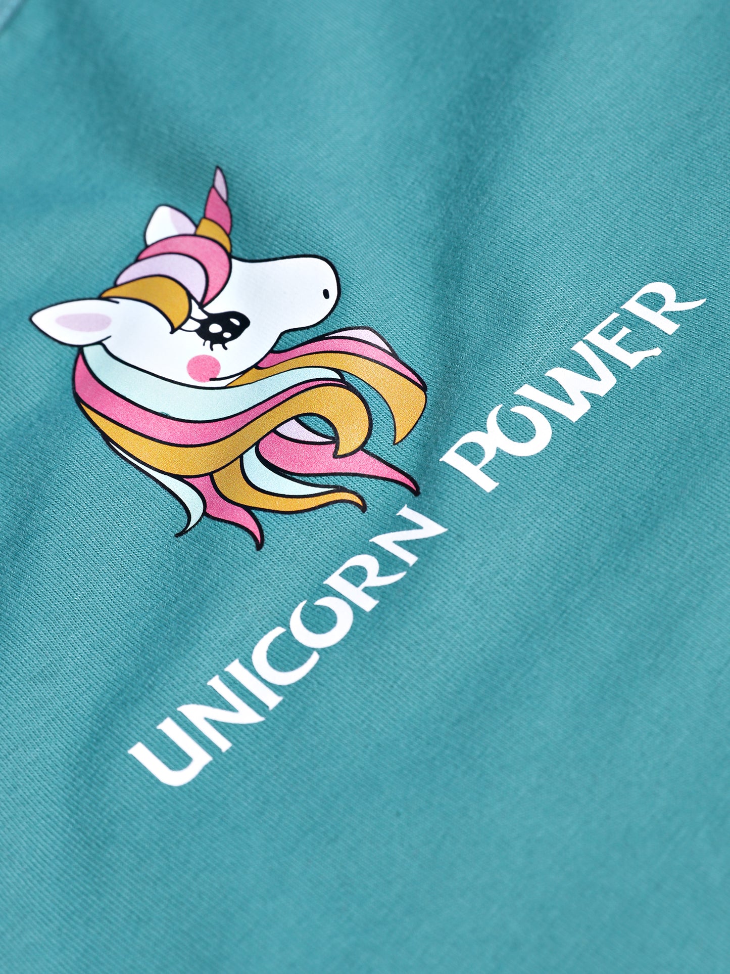 Girls Unicorn Print Camisoles/Vest Tops – Soft Cotton Lycra Kids' Undershirts with Anti-Microbial Finish & advanced ergonomic armhole technology - Pack-of-3