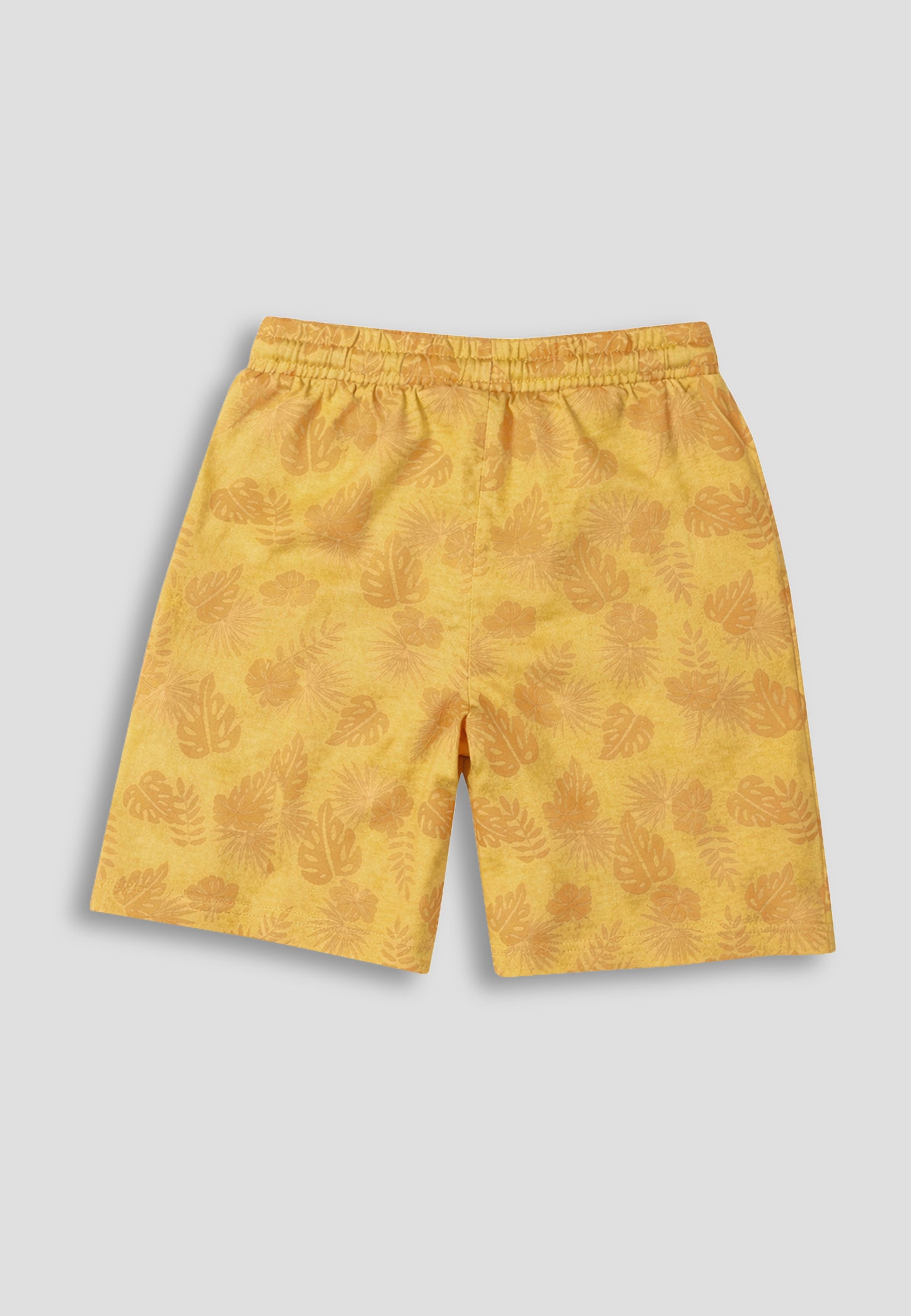 TRESNOVA Cotton Anti-Microbial & Smart Waistband Technology  Varsity Printed  Soft Shorts Pack of 2- Navyblue & Yellow
