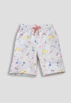 Soft Cotton Shorts for Boys ( Pack of 2) |  Anti-Bacterial Chemical Free Nightwear | Ages 2-16Y