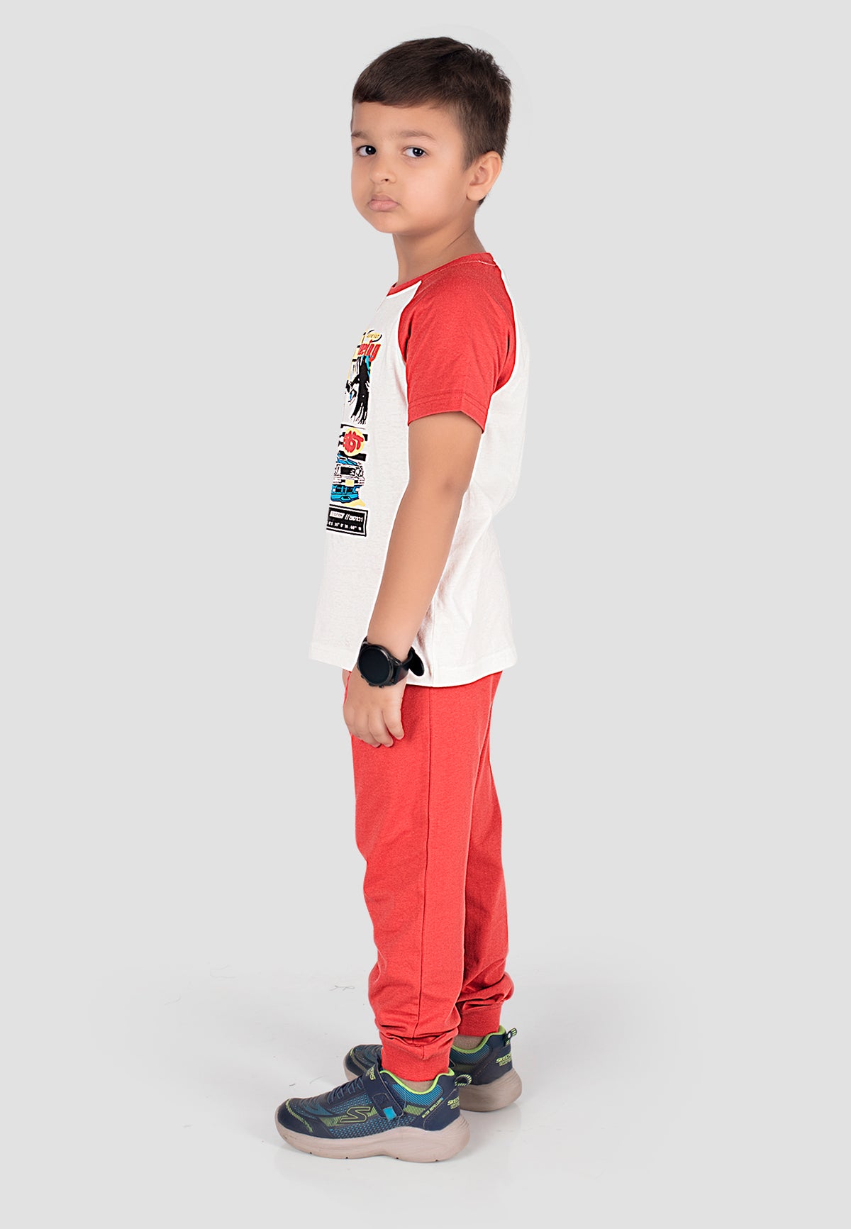 Soft Cotton Pyjama Set for Boys ( 1 Set) |  Anti-Bacterial Chemical Free Nightwear | Ages 2-16Y