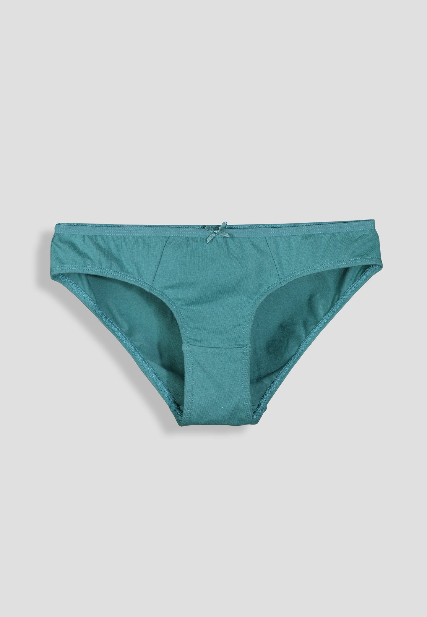 Girls’ Soft Solid Cotton Lycra Briefs/Panties | Kids Underwear with Anti-Microbial Finish & Smart Waistband Technology - Pack of 5