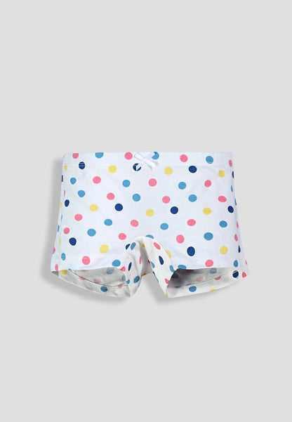 Girls’ Soft Unicorn Print Cotton Lycra Boxer Briefs/Panties | Kids Underwear with Anti-Microbial Finish & Smart Waistband Technology - Pack of 3