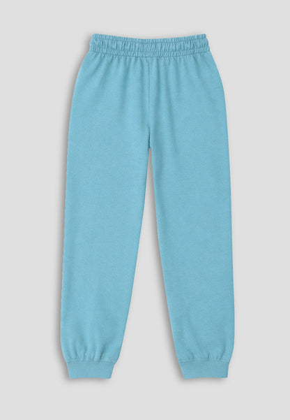 Tresnova Cotton Knit Half Sleeves Antimicrobial Finish Owl Printed Coordinating T-shirt And Joggers Set-Tealblue