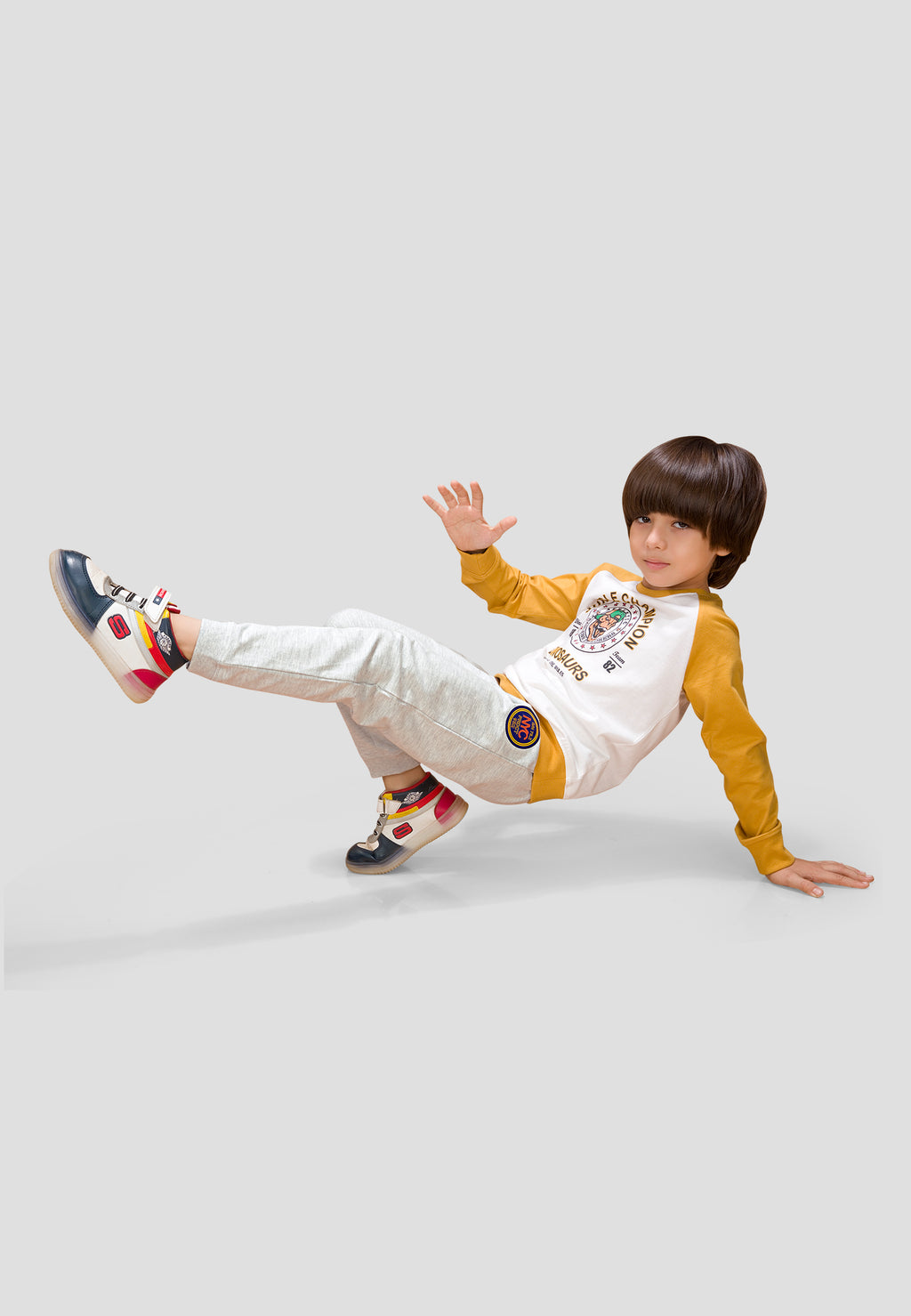 Soft Cotton Joggers for Boys ( Pack of 2) |  Anti-Bacterial Chemical Free Outerwear | Ages 2-16Y