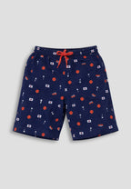 Soft Cotton Shorts for Boys ( Pack of 2) |  Anti-Bacterial Chemical Free Nightwear | Ages 2-16Y