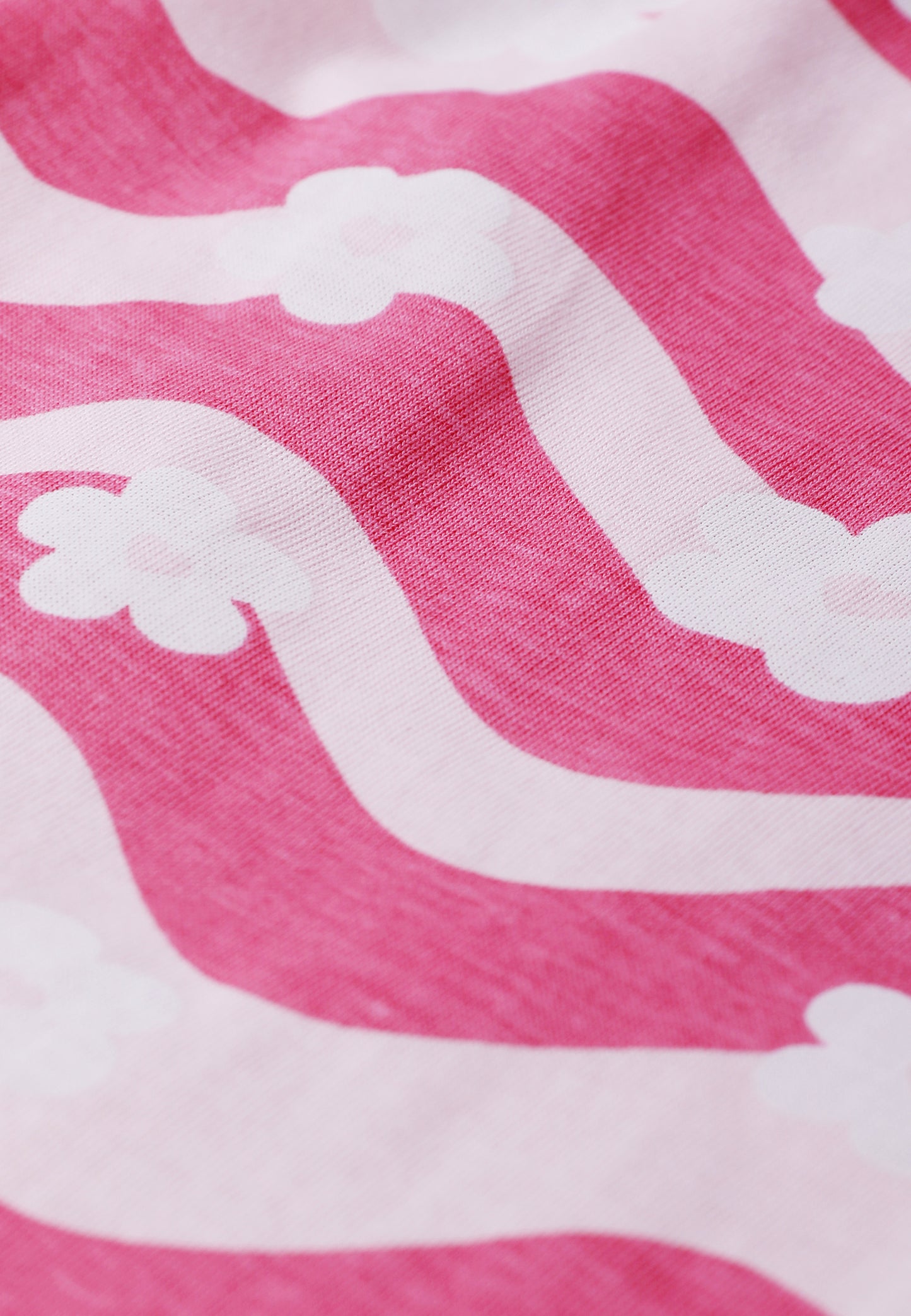 Tresnova Cotton Knit Half Sleeves Antimicrobial Finish Floral Printed Coordinating T-shirt And Joggers Set-Pink