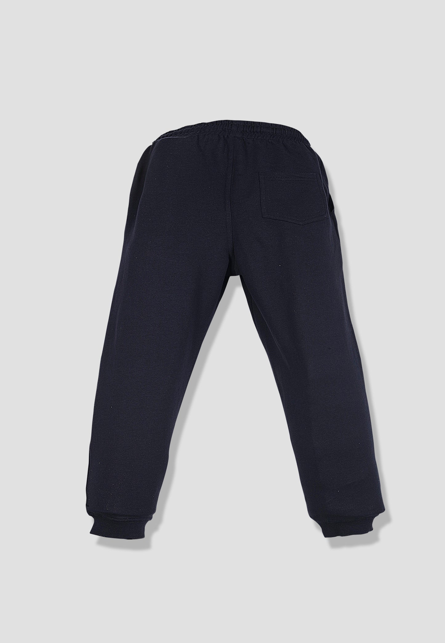 Tresnova Cotton Knit Full Sleeves Antimicrobial Finish Athletic Printed Jogger Track Pant -Navyblue