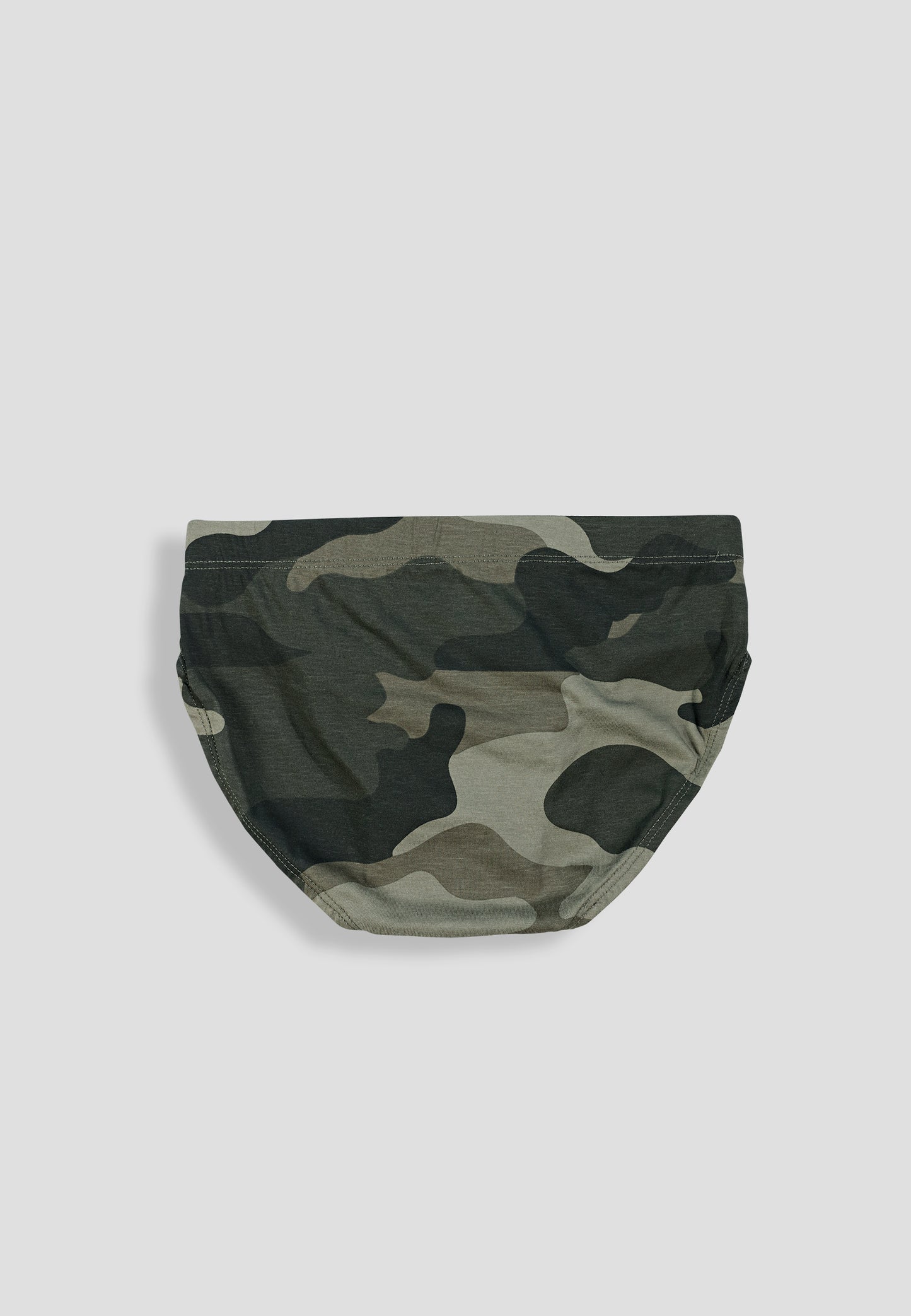 Boys’ Soft Camouflage Print Cotton Briefs | Kids Underwear with Anti-Microbial Finish & Smart Waistband Technology - Pack of 3