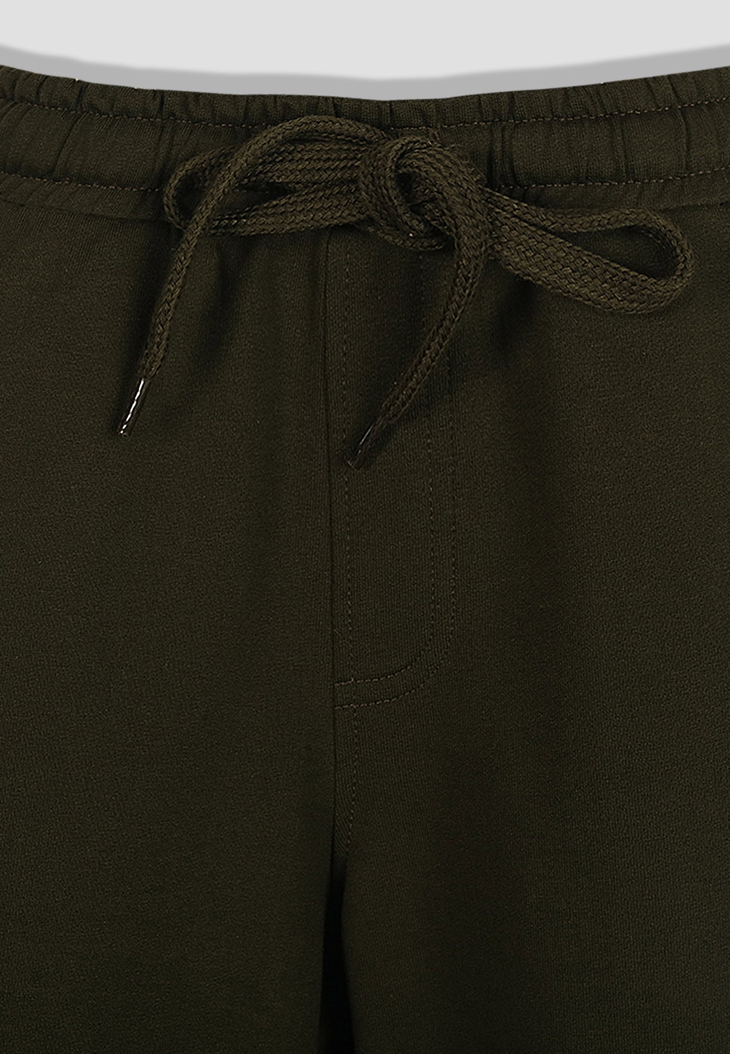 Tresnova Cotton Knit Full Sleeves Antimicrobial Finish Cargo Jogger Track Pant -Olivegreen