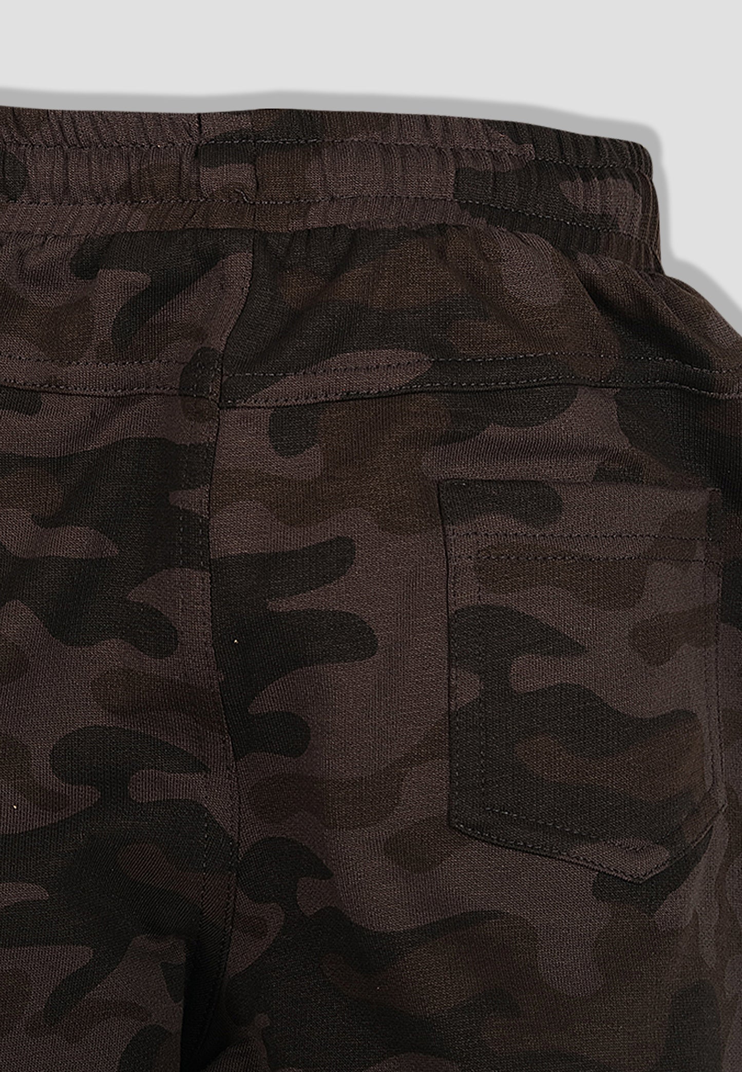 Tresnova Cotton Knit Full Sleeves Antimicrobial Finish Grey Camoflague Printed Jogger Track Pant -Camoflague