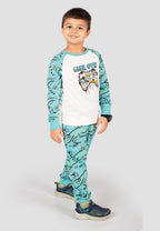Soft Cotton Pyjama Set for Boys ( 1 Set) |  Anti-Bacterial Chemical Free Nightwear | Ages 2-16Y