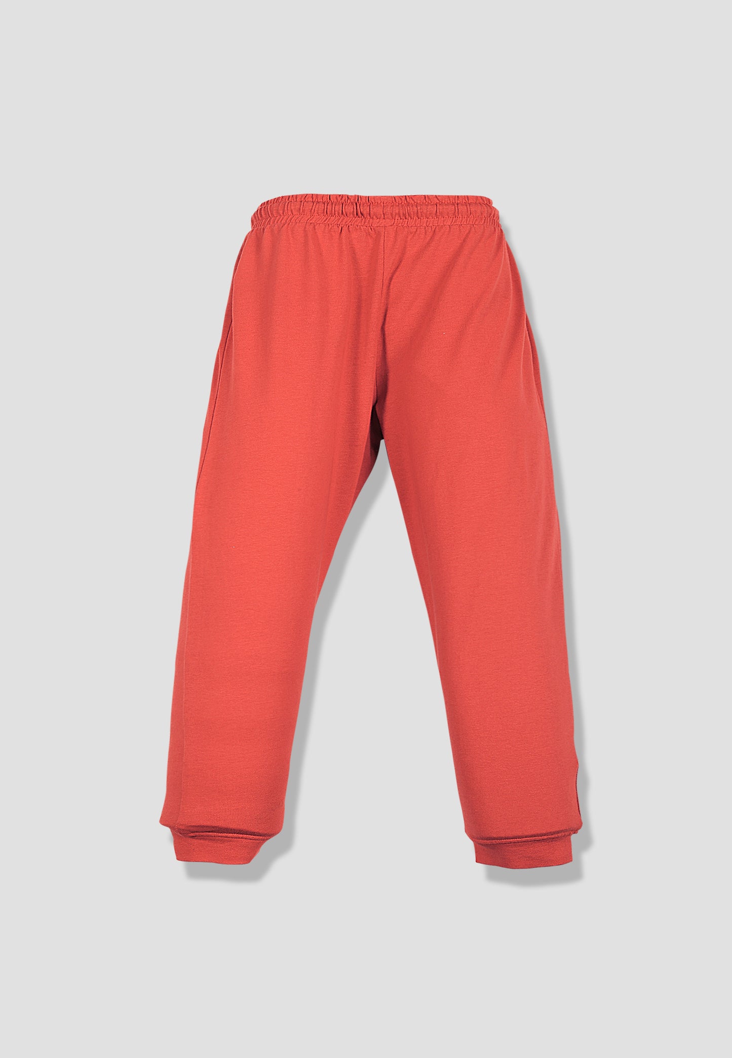 Tresnova Cotton Knit Half Sleeves Antimicrobial Finish Japan Printed Coordinating T-shirt And Joggers Set-Orange