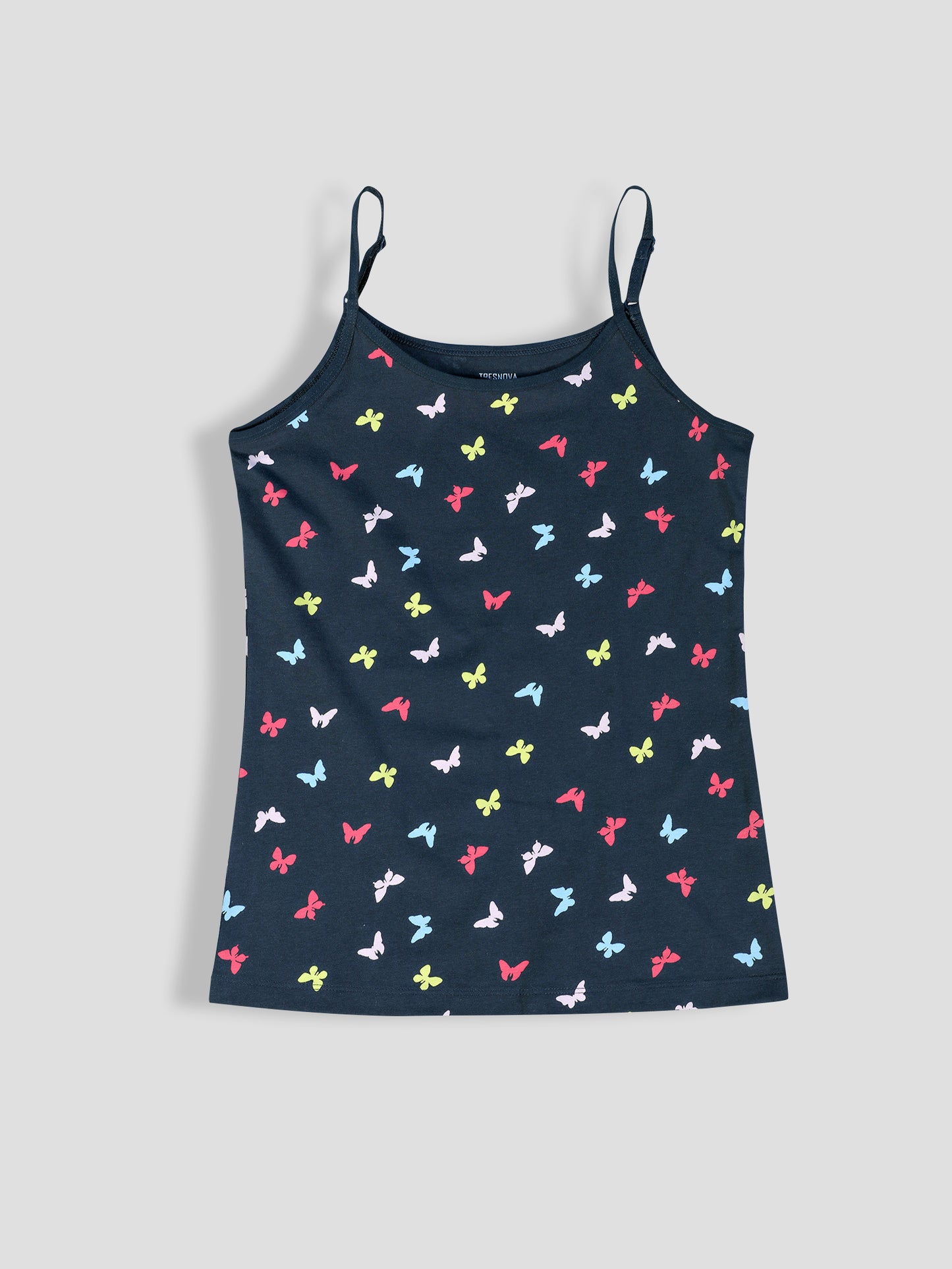 Girls Unicorn Print Camisoles/Vest Tops – Soft Cotton Lycra Kids' Undershirts with Anti-Microbial Finish & advanced ergonomic armhole technology - Pack-of-3